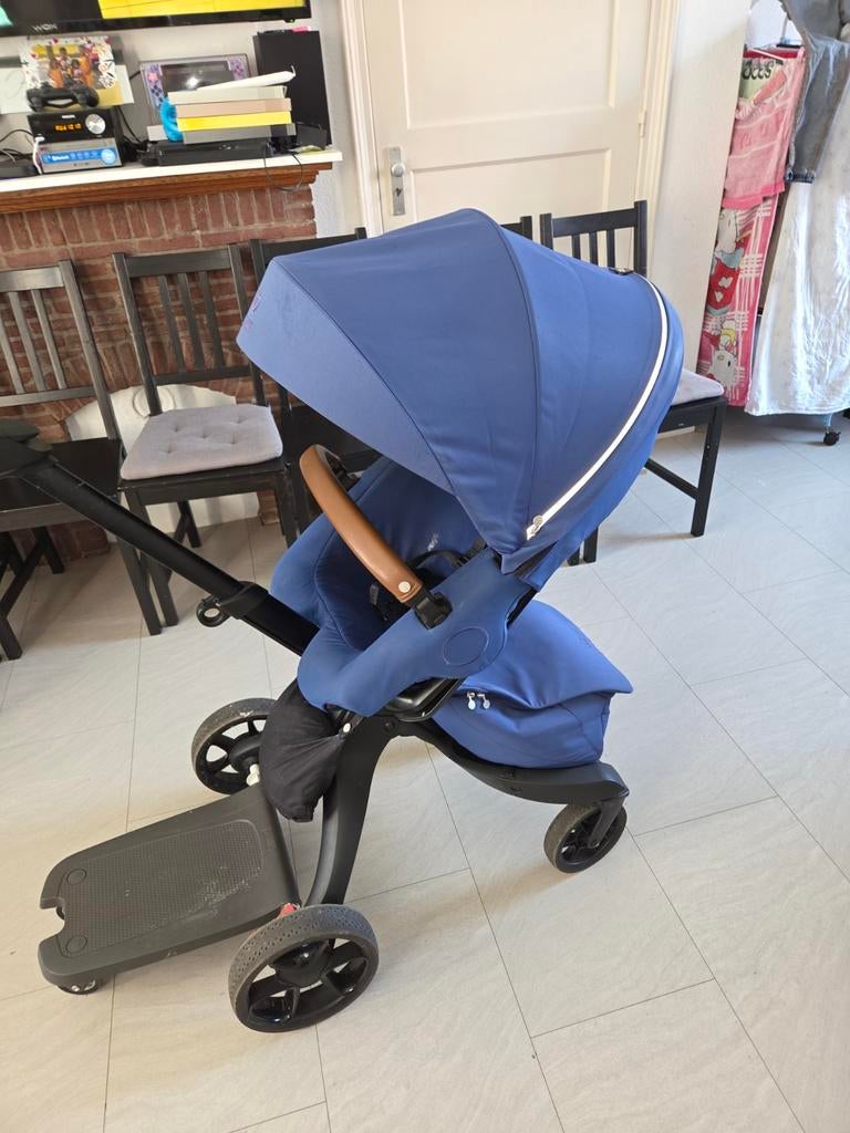 Stokke kinderwagen, Ophalen, Gebruikt, Voetenzak