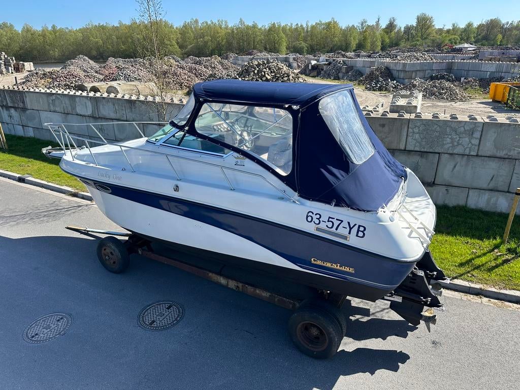 Crownline Cabin Cruiser | 2XVolvo Penta | Complete kap | WC!, Watersport en Boten, Ophalen, Zo goed als nieuw