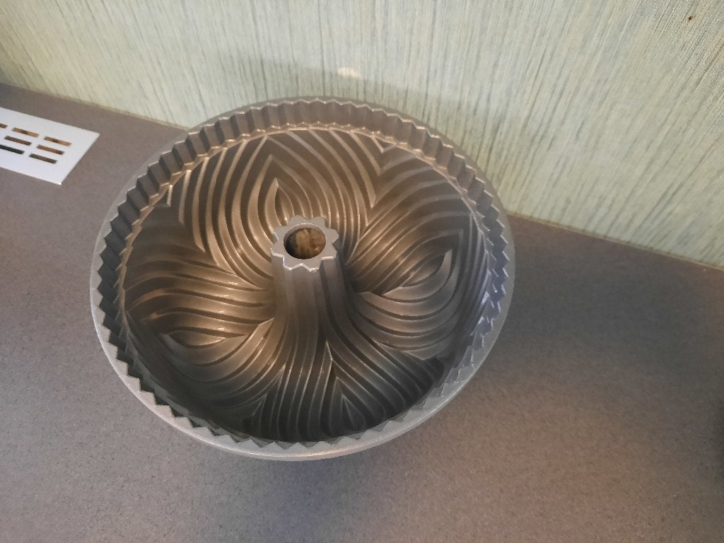 Nordic Ware tulband bakvorm, Zilver, Ophalen of Verzenden, Metaal, Overige merken