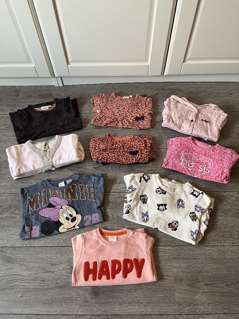 Kleding set herfst/winter maat 74 - diverse merken, Ophalen, Meisje, Onbekend, Overige typen