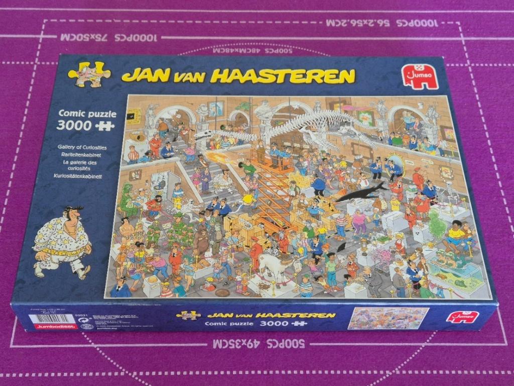 Jan van Haasteren 'Rariteitenkabinet' 3000 stukjes, Ophalen, Meer dan 1500 stukjes, Zo goed als nieuw, Legpuzzel