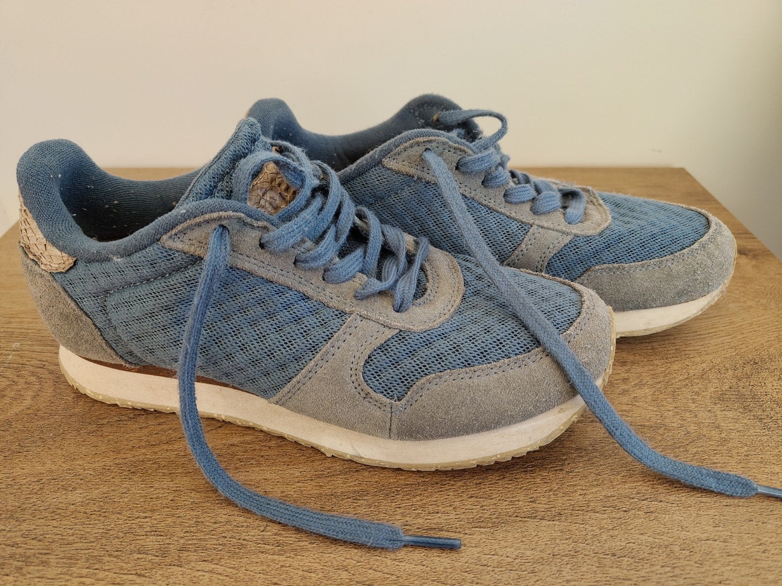 Mooie Woden sneakers, blauw, maat 38 (Wooden gympen), Blauw, Ophalen of Verzenden, Woden, Sneakers of Gympen
