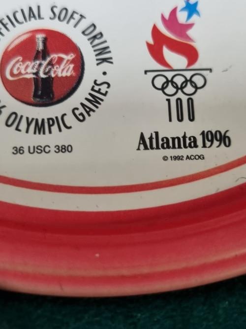 Onderzetter coca cola atlanta 1996, Verzamelen, Retro, Ophalen of Verzenden