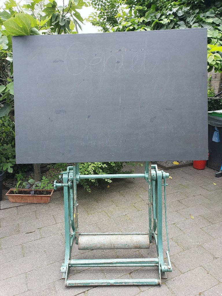Industrial Tekentafel uit 1920  LIBRA, Doe-het-zelf en Verbouw, Tekentafels, Ophalen, Gebruikt, 150 tot 170 cm