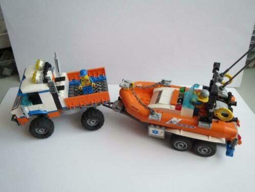 7726 Kustwacht Unimog, Town, City., Ophalen of Verzenden, Zo goed als nieuw, Complete set, Lego