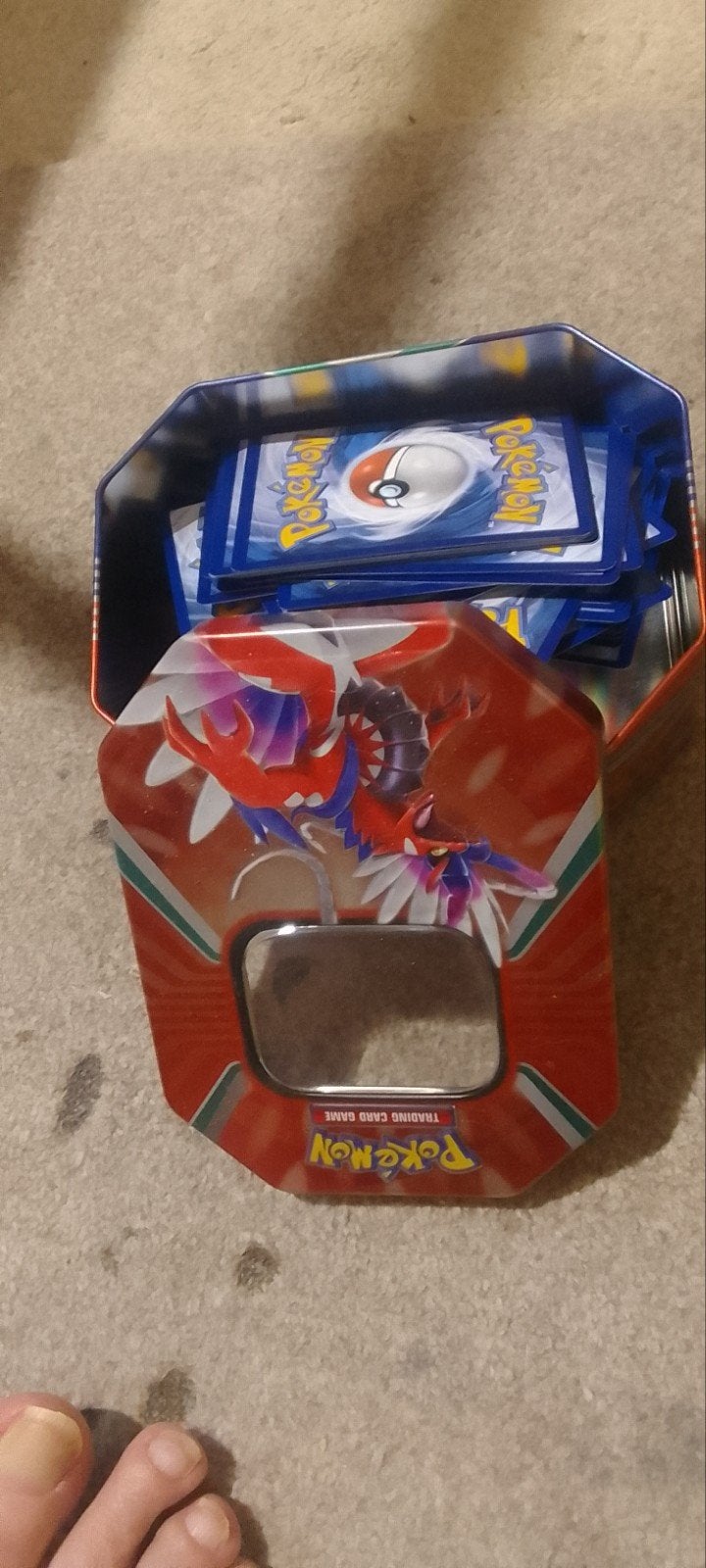 Pokemon in blikje 164 stuks, Ophalen of Verzenden, Zo goed als nieuw