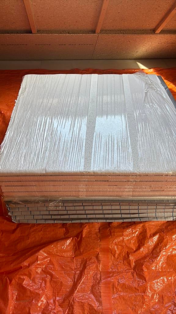 10 tackerplaten van 1 x 2 meter (20 m2) 20 mm, Ophalen, Zo goed als nieuw