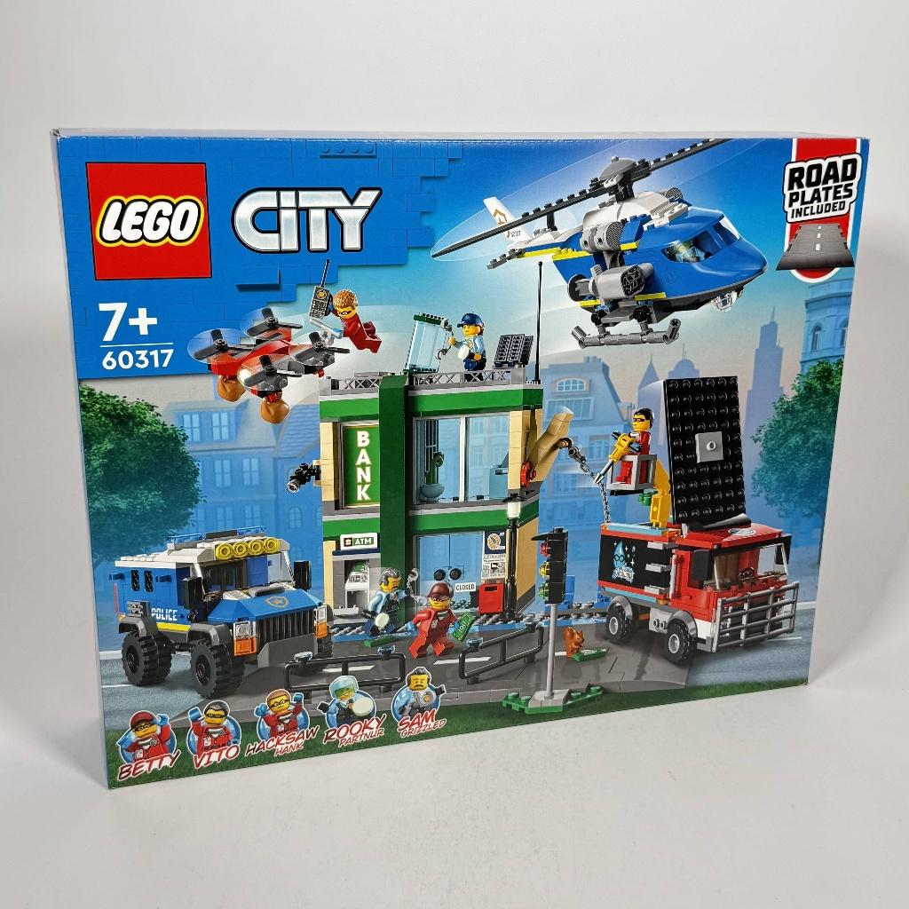 LEGO City 60317 Politie Achtervolging bij de Bank – Nieuw