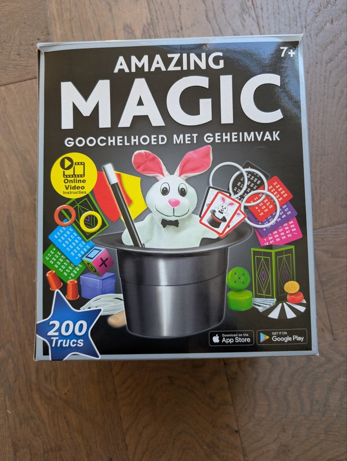 Amazing Magic Goocheldoos met hoed met Geheimvak - 200 Trucs, Ophalen of Verzenden, Zo goed als nieuw, Jongen of Meisje