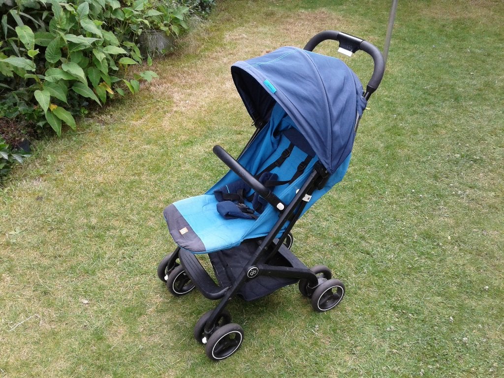 Qbit+ kinderwagen / buggy blauw, Ophalen, Gebruikt