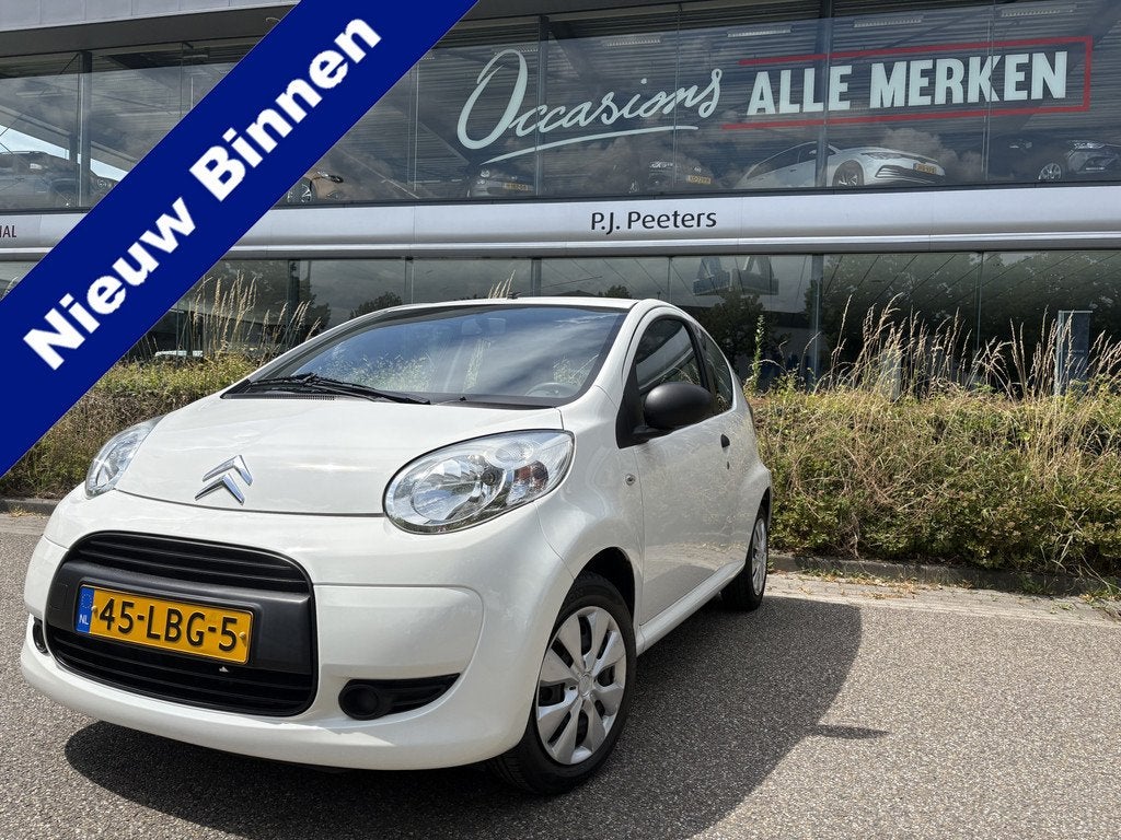 Citroën C1 1.0-12V Séduction Radio/Cd speler (bj 2010), Voorwielaandrijving, Stof, Gebruikt, 4 stoelen