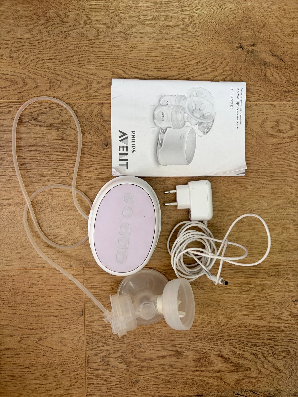 Philips Avent Kolfapparaat SCF334/SCF332 incl opbergtasje, Ophalen of Verzenden, Gebruikt