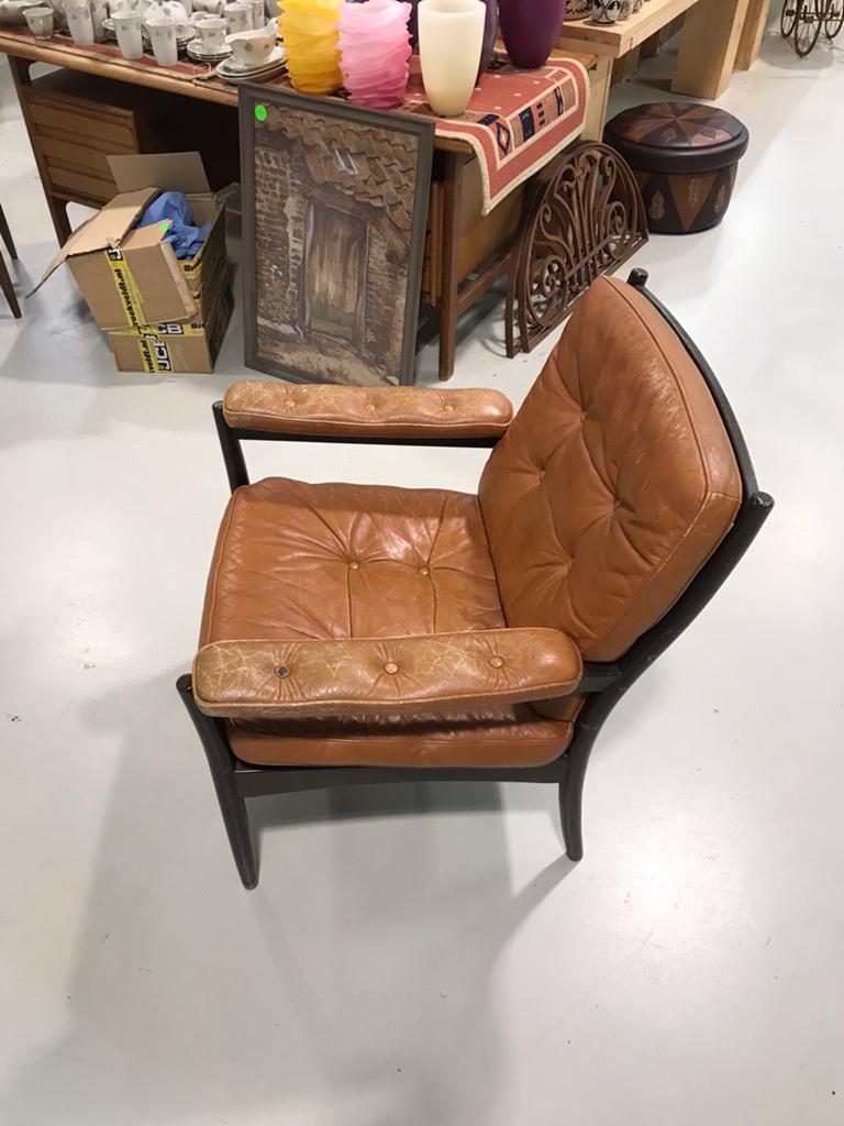 G-Mobel fauteuil vintage retro Zweden 1960s, Huis en Inrichting, Fauteuils, Gebruikt, H, U, 75 tot 100 cm