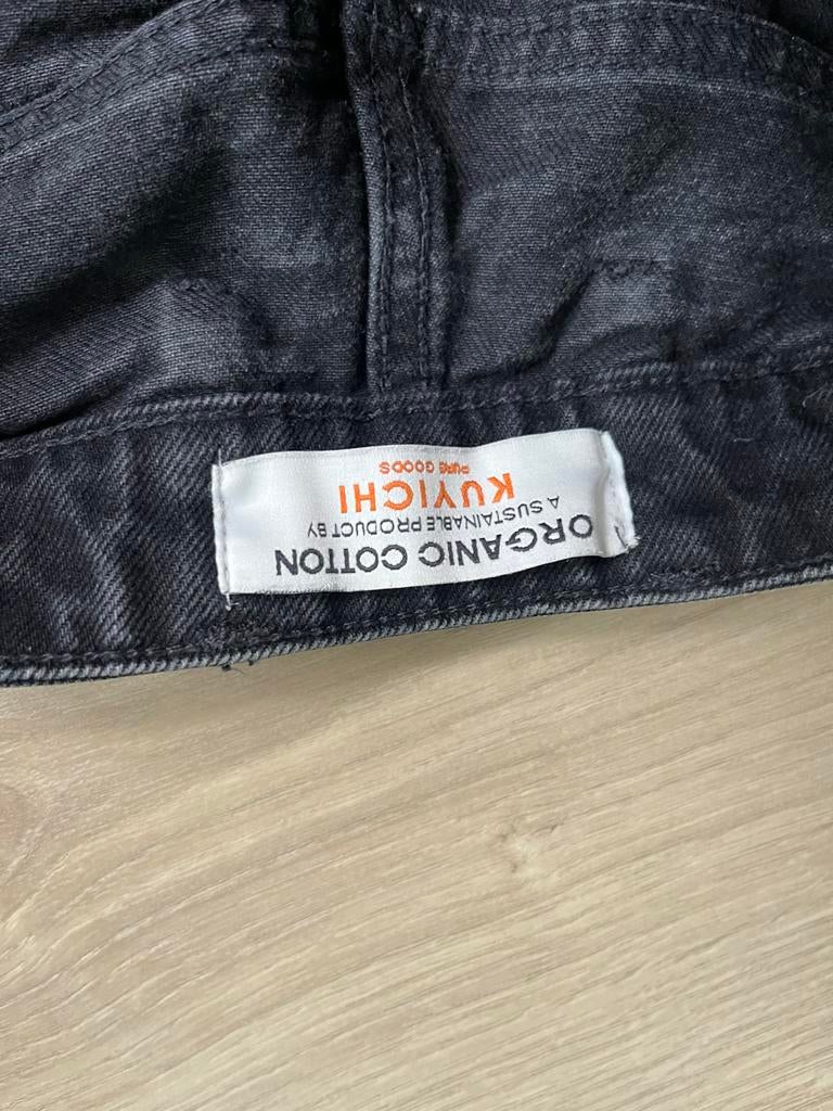 Kuyichi Organic Cotton Jeans - Zwart - Maat W26/L30, Ophalen, Zo goed als nieuw, Zwart, W27 (confectie 34) of kleiner