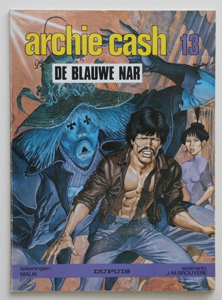 Archie Cash - 13. De blauwe nar (1987), Eén stripboek, Ophalen of Verzenden, Gelezen
