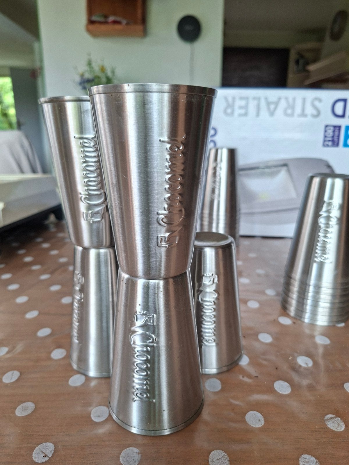 Nieuwe ijzeren bekers van Nutricia (3 stuks), Ophalen of Verzenden