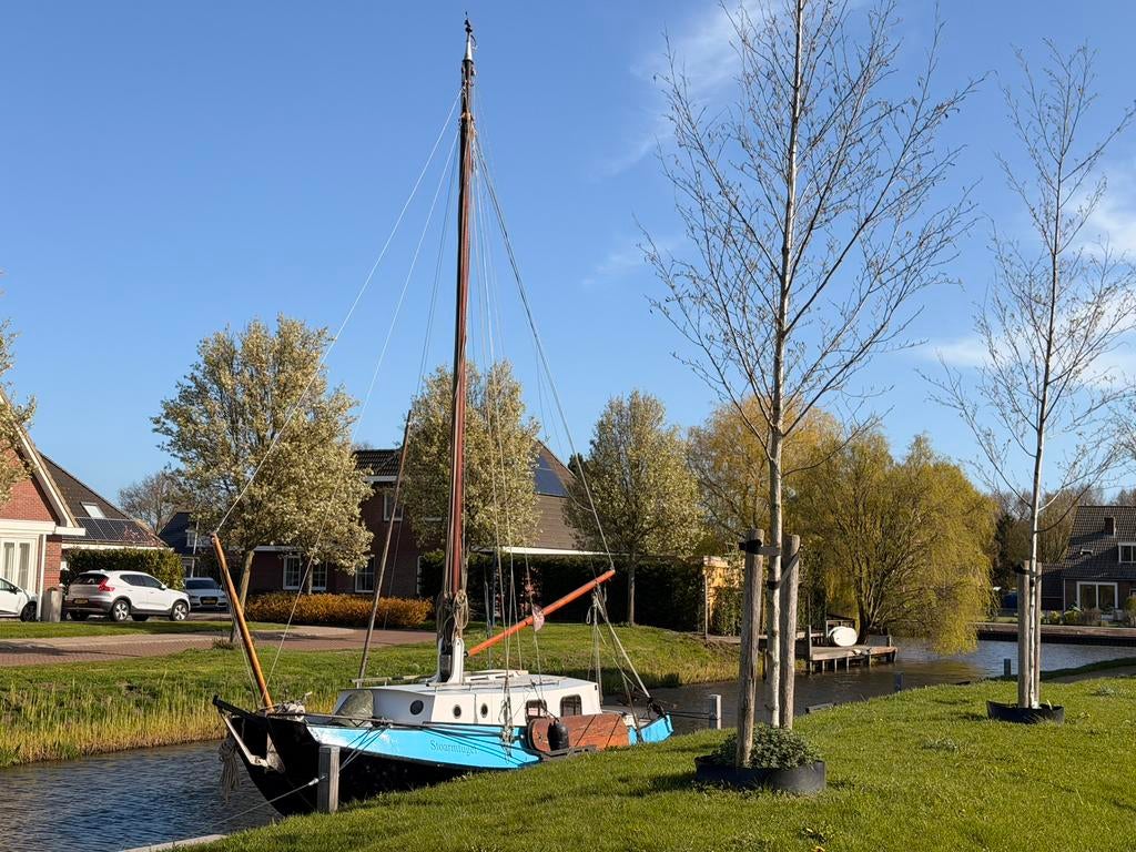 Zeeschouw 10.9m - Sta Hoogte, 3 Zeilen, Watersport en Boten, Kajuitzeilboten en Zeiljachten, Ophalen, Gebruikt, Staal, Diesel