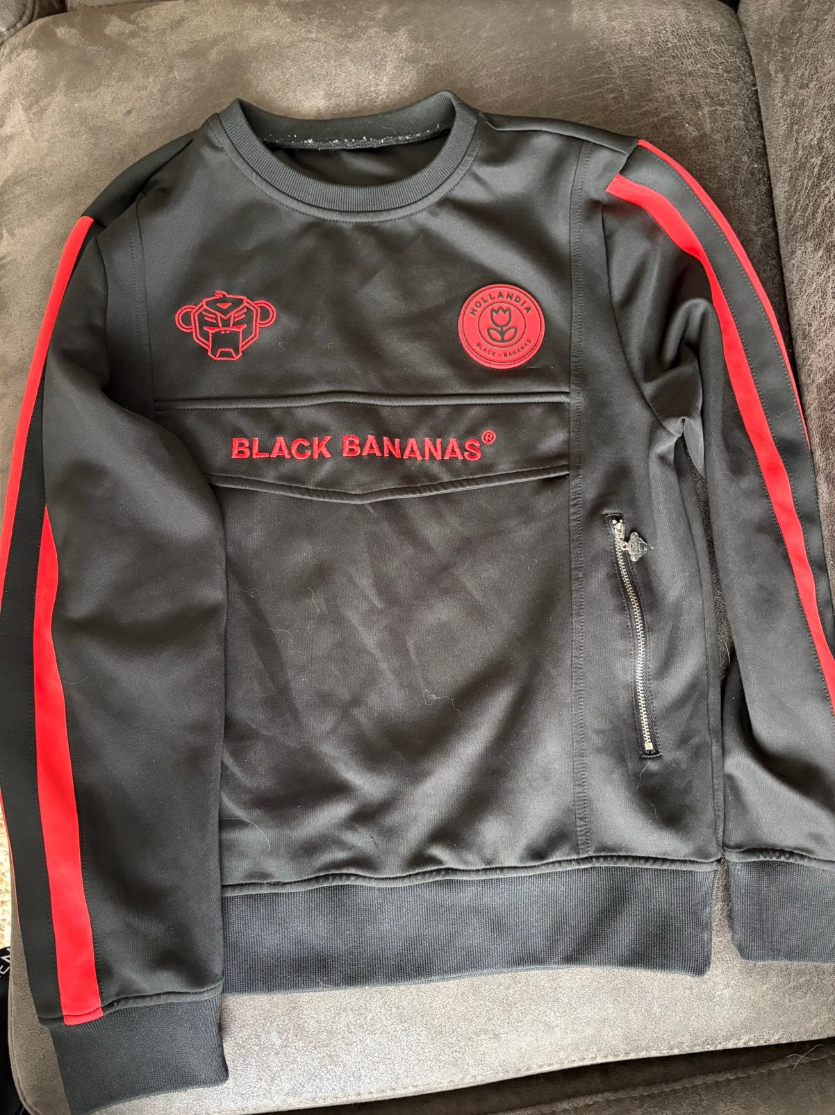 Black Bananas Sweater XS/176 Zwart!, Ophalen of Verzenden, Zo goed als nieuw, Jongen of Meisje, Trui of Vest