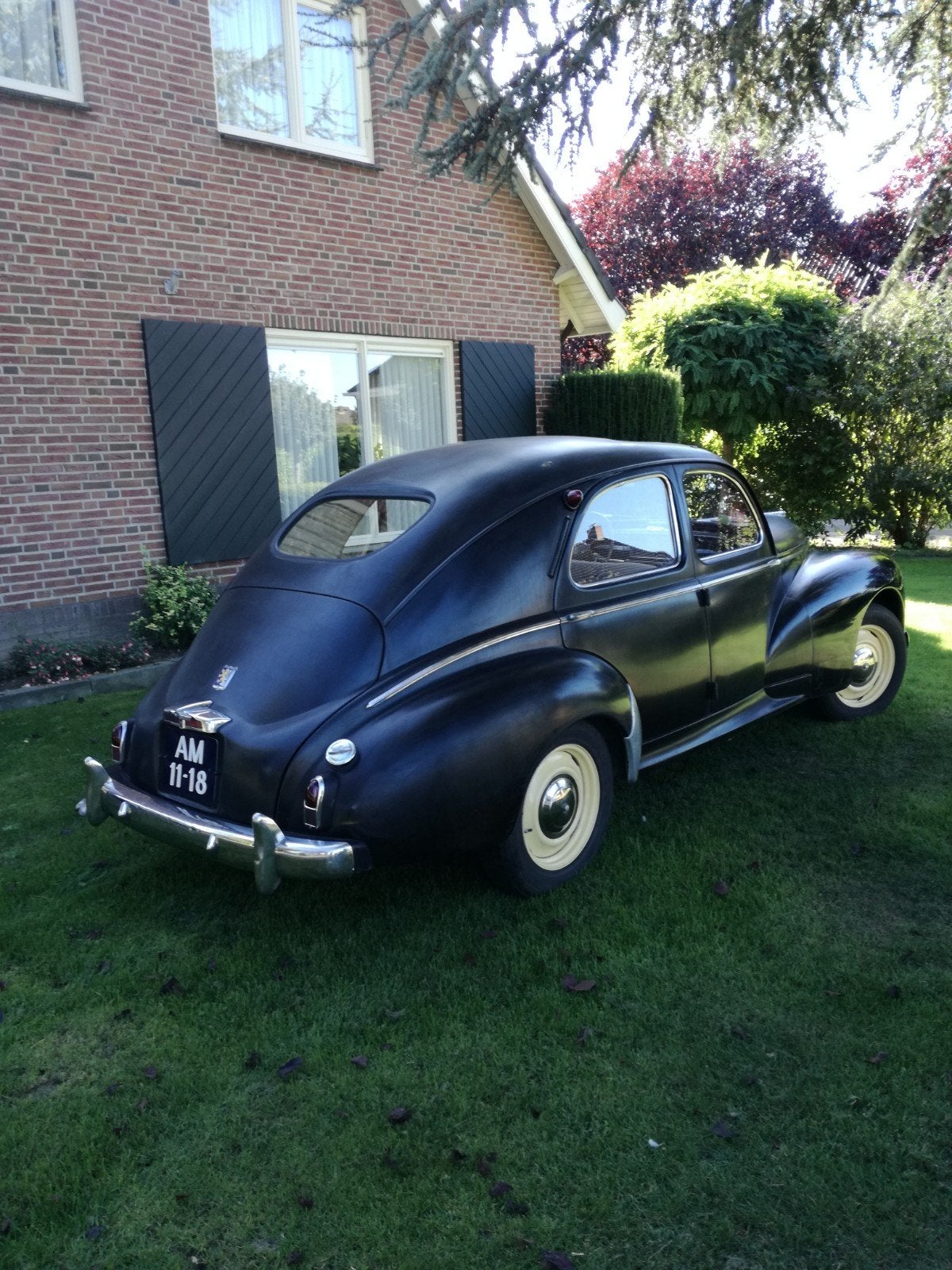 Peugeot 1952A b.j.1952  45000 k.m !6, 40 pk, 4 stoelen, Zwart, Particulier