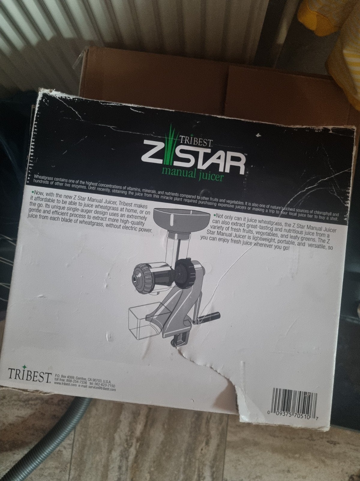 Tribest Z-Star Handmatige Tarwegras Juicer, Ophalen of Verzenden, Zo goed als nieuw