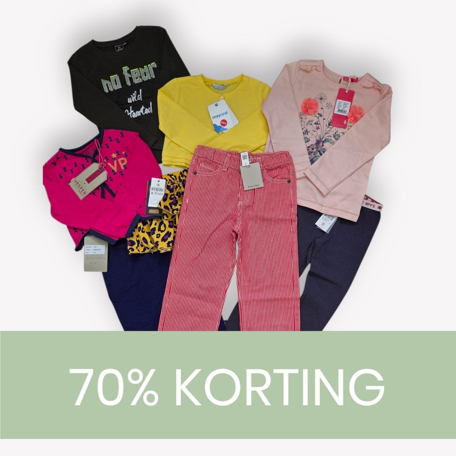Kledingpakket meisje maat 104 | 8x NIEUW | Mayoral, B.Nosy,, Ophalen of Verzenden, Nieuw, Meisje