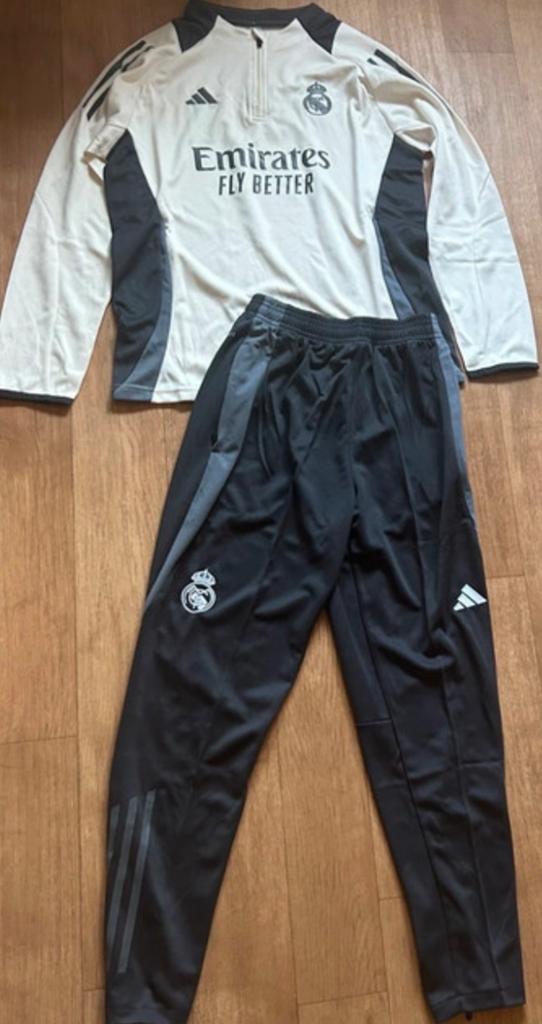 Adidas Real Madrid Trainingspak 2024-2025 - Maat 176, Maat XS of kleiner, Ophalen of Verzenden, Nieuw, Trainingspak