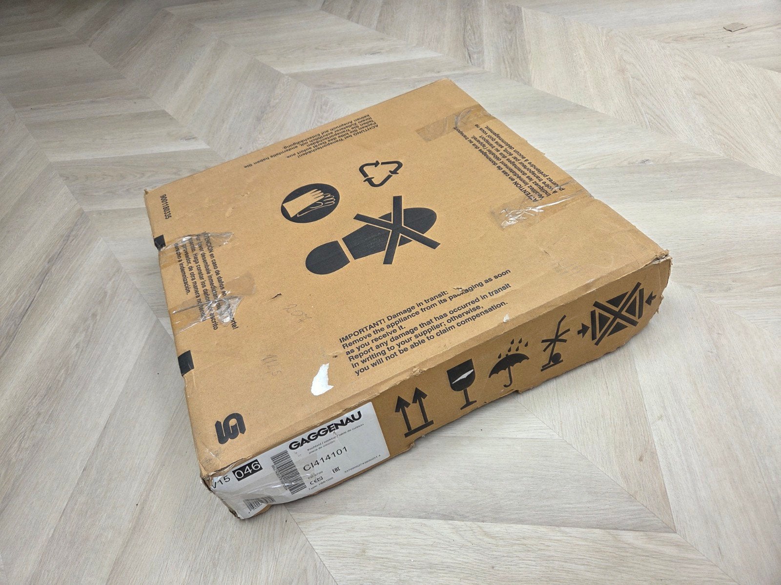 Gaggenau CI414101 Inductiekookplaat - Nieuw in doos, Nieuw, Inbouw, Inductie, 4 kookzones