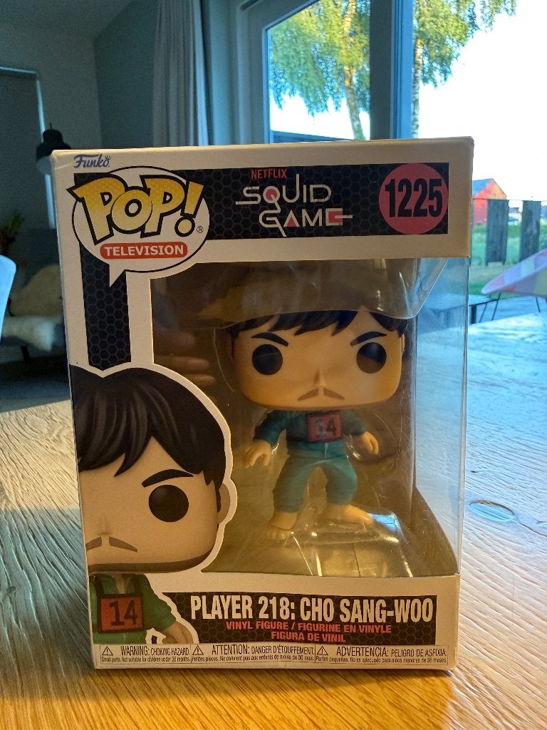Squid Game Funko Pop Sang-Woo, Ophalen of Verzenden, Zo goed als nieuw