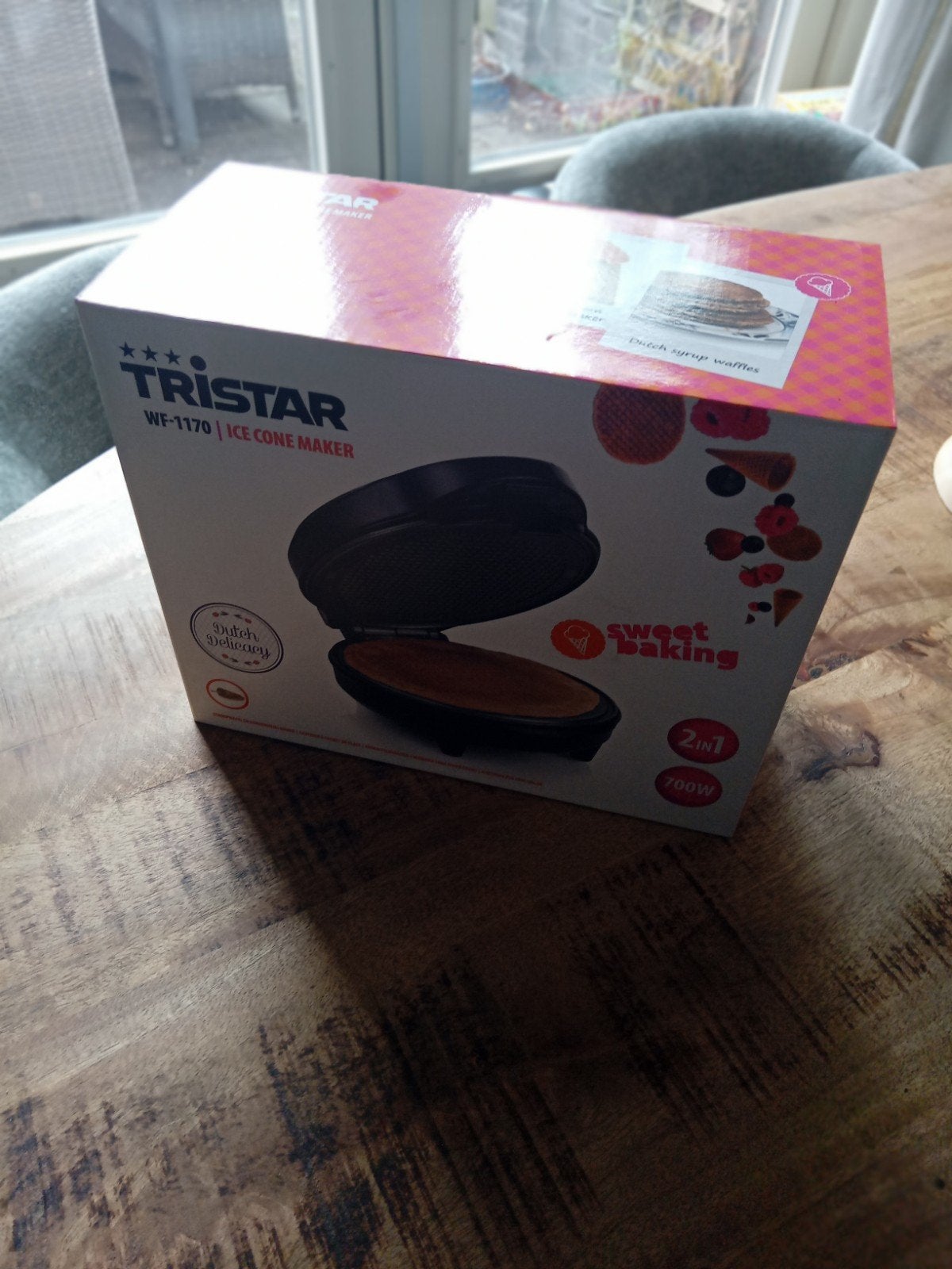 Tristar WF-1170 IJshoorntjes- en Stroopwafelmaker, Ophalen of Verzenden, Nieuw