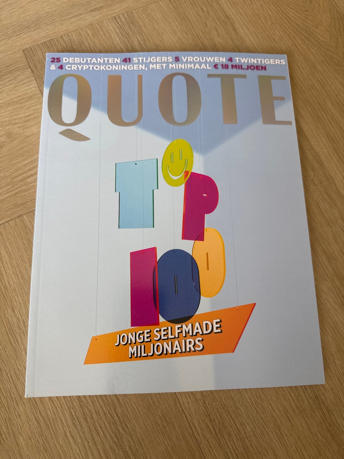 Quote: Jonge Selfmade Miljonairs, Ophalen of Verzenden, Nieuw, Overige typen