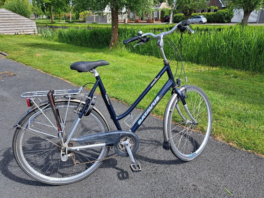 Batavus Jakima damesfiets 60 cm., Fietsen en Brommers, Fietsen | Dames | Damesfietsen, Ophalen, Gebruikt, Velgrem, Versnellingen
