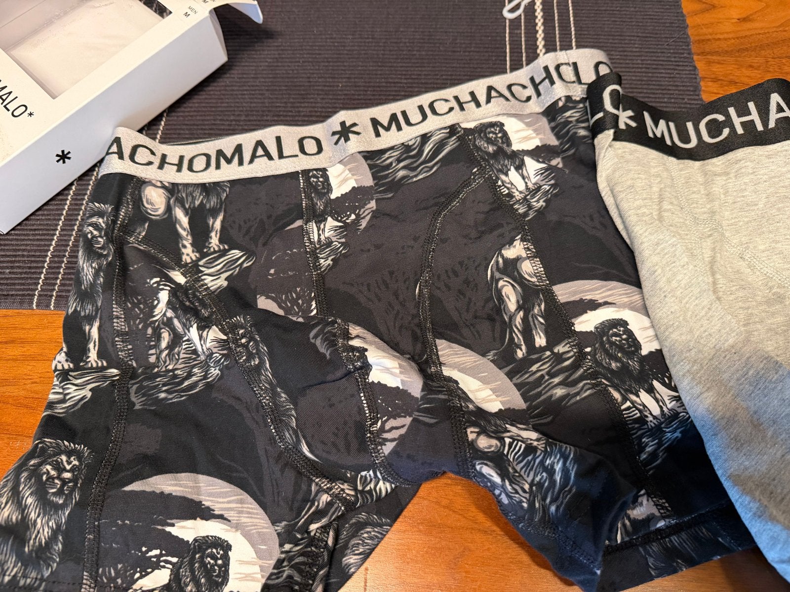 Muchachomalo Boxershorts - 2-pack Heren Maat M, Ophalen, Zwart, Boxer