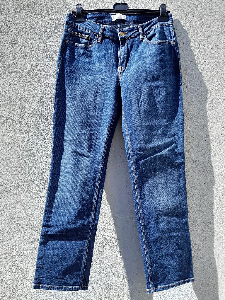 Mooie shaped spijkerbroek/jeans mt 40 van Cross Jeans zgan, Blauw, Cross Jeans, Ophalen of Verzenden, Zo goed als nieuw