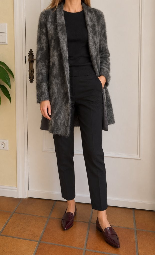 Luisa Cerano lange mohair cardigan – maat 38, Maat 38/40 (M), Ophalen of Verzenden, Zo goed als nieuw, Luisa Cerano