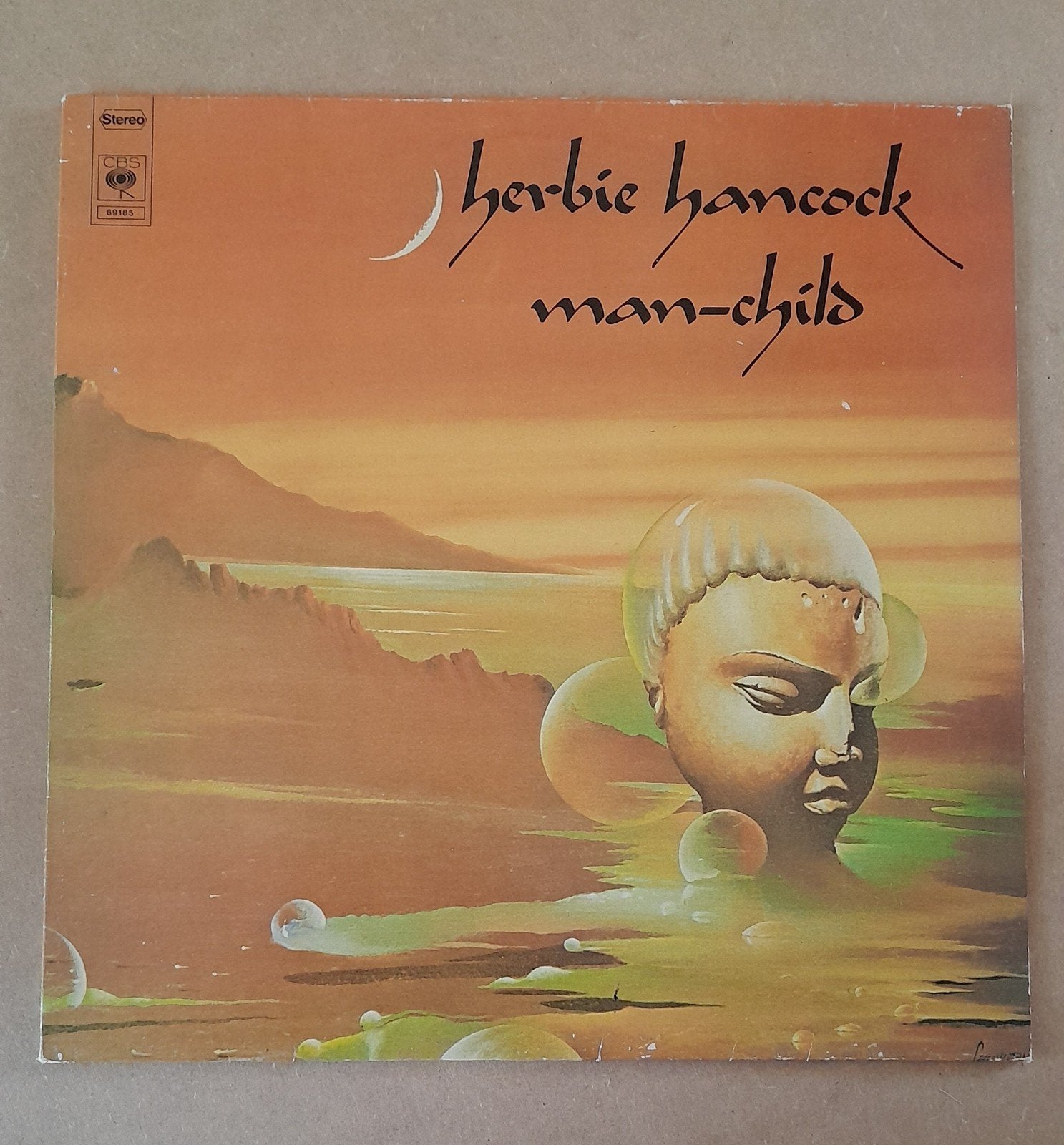 lp herbie hancock - man-child, Ophalen of Verzenden, Gelezen