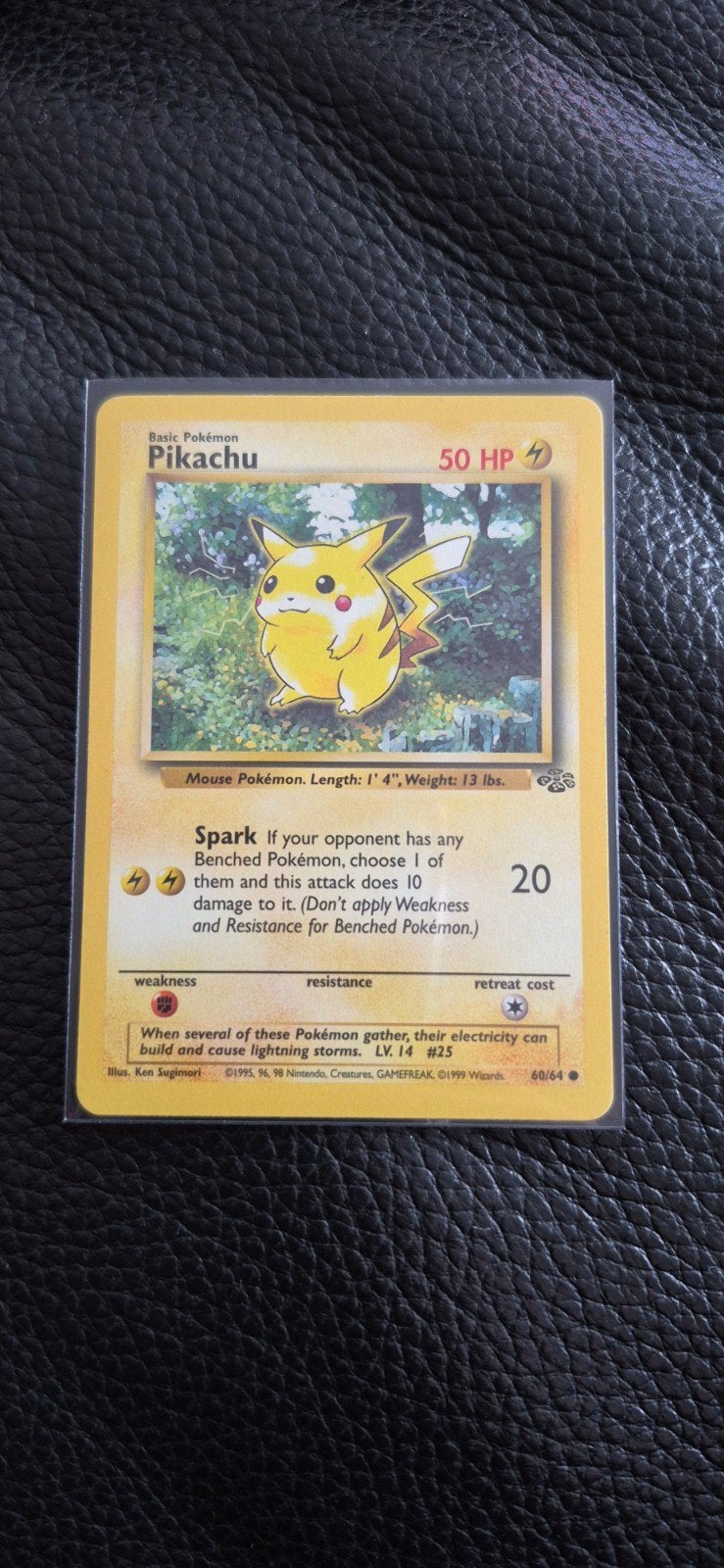 Pikachu Pokémon kaart 60/64 Jungle Set (1999), Ophalen of Verzenden, Losse kaart