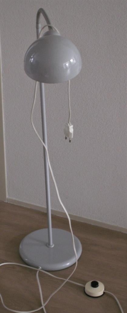 Industriële vloerlamp, staande schermerlamp grijs leeslamp, Ophalen, Zo goed als nieuw, 150 tot 200 cm