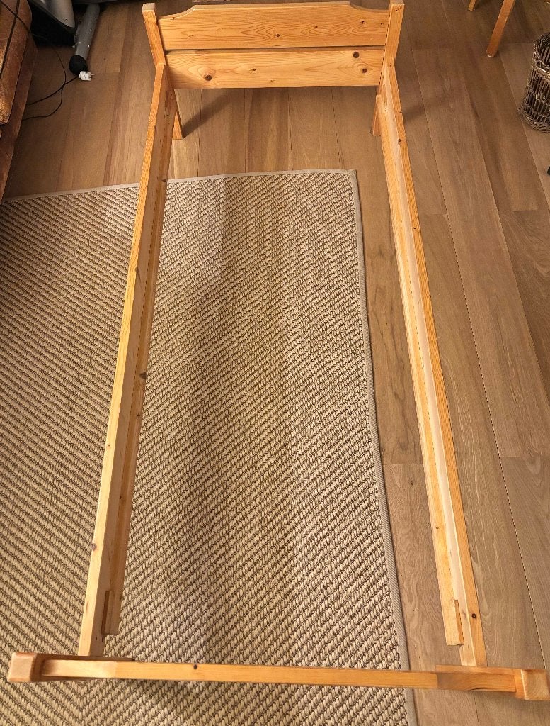 Bed frame 190x80 cm, Matraflex lattenbodem, Huis en Inrichting, Ophalen, Gebruikt, Eenpersoons, 190 cm of minder