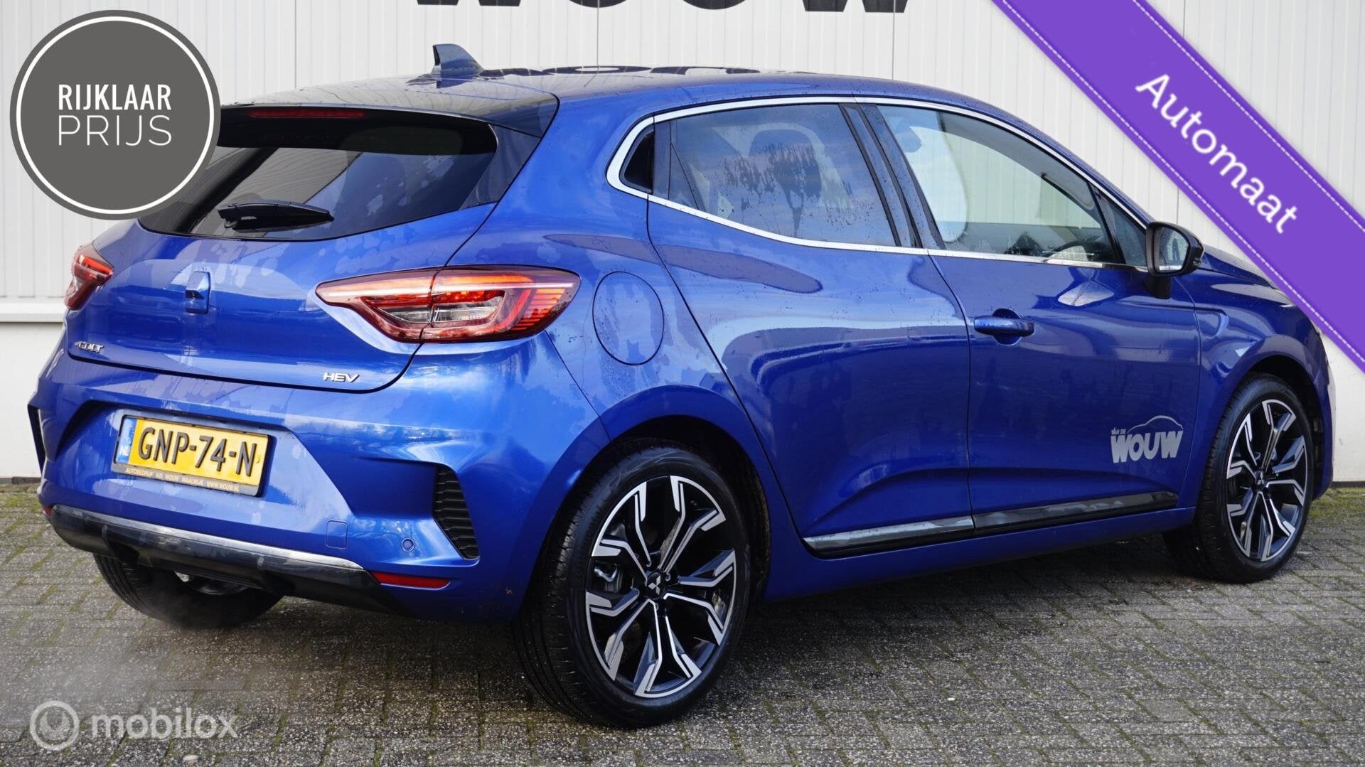 Mitsubishi Colt 1.6 HEV First Edition, 12 maanden, Gebruikt, 4 cilinders, Blauw