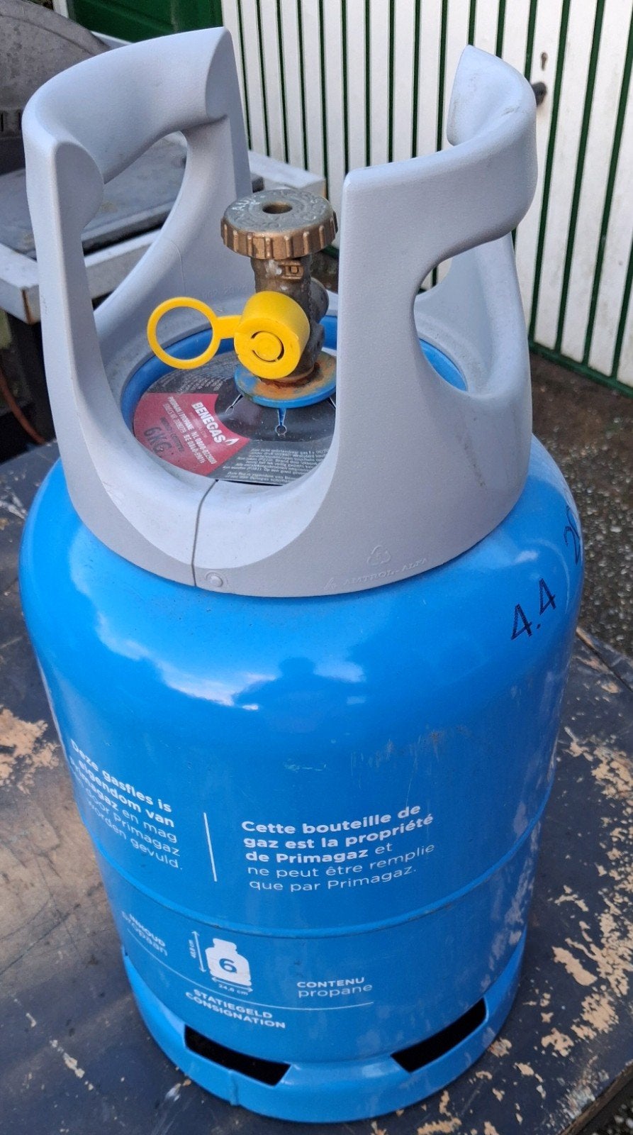 volle nieuwe Primagaz EasyBlue PLUS 6 kg gasfles, Ophalen, Nieuw