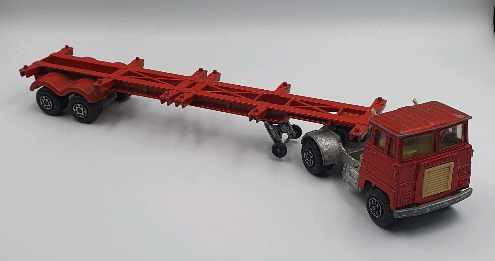 Te koop: Vintage Matchbox King Size K-1 Container Truck, Overige merken, Gebruikt, 1:32 tot 1:50, Ophalen of Verzenden