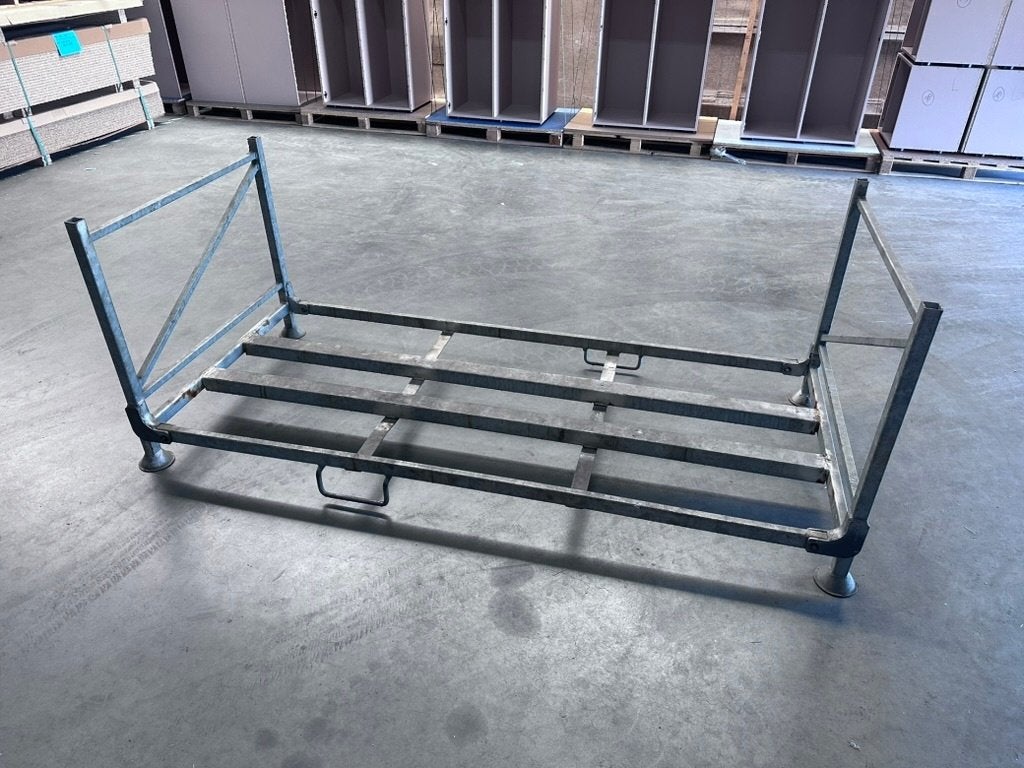 Verzinkt stapelrek bandenrek 230 x 100 cm inklapbaar, Ophalen, Gebruikt