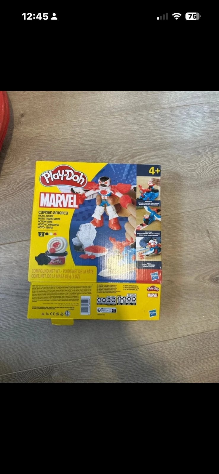Play-Doh Marvel Captain America speelset, Ophalen of Verzenden, Gebruikt, Overige typen