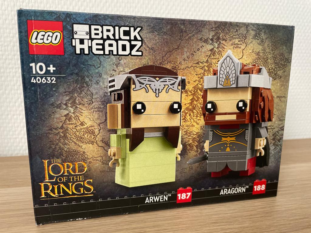 LEGO BrickHeadz Arwen & Aragorn 40632 - nieuw en sealed, BrickHeadz, Lego, Ophalen of Verzenden, Zo goed als nieuw