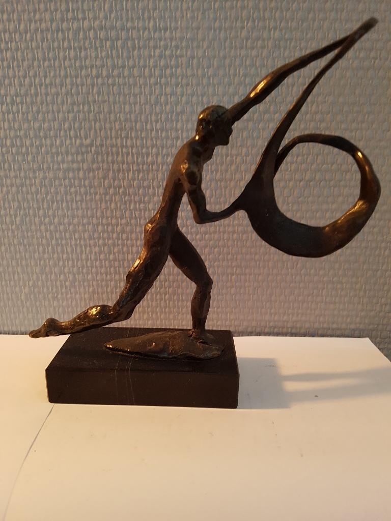 Beeld van brons hoog - 18,5 cm, Ophalen, Brons