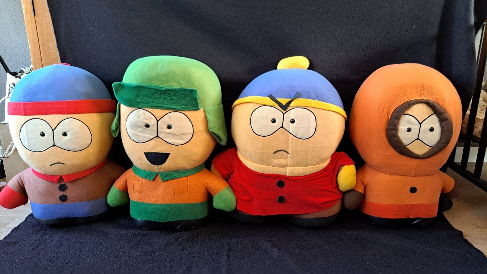 South Park knuffels - Stan, Kyle, Cartman en Kenny, Ophalen, Gebruikt, Overige merken, Overige karakters