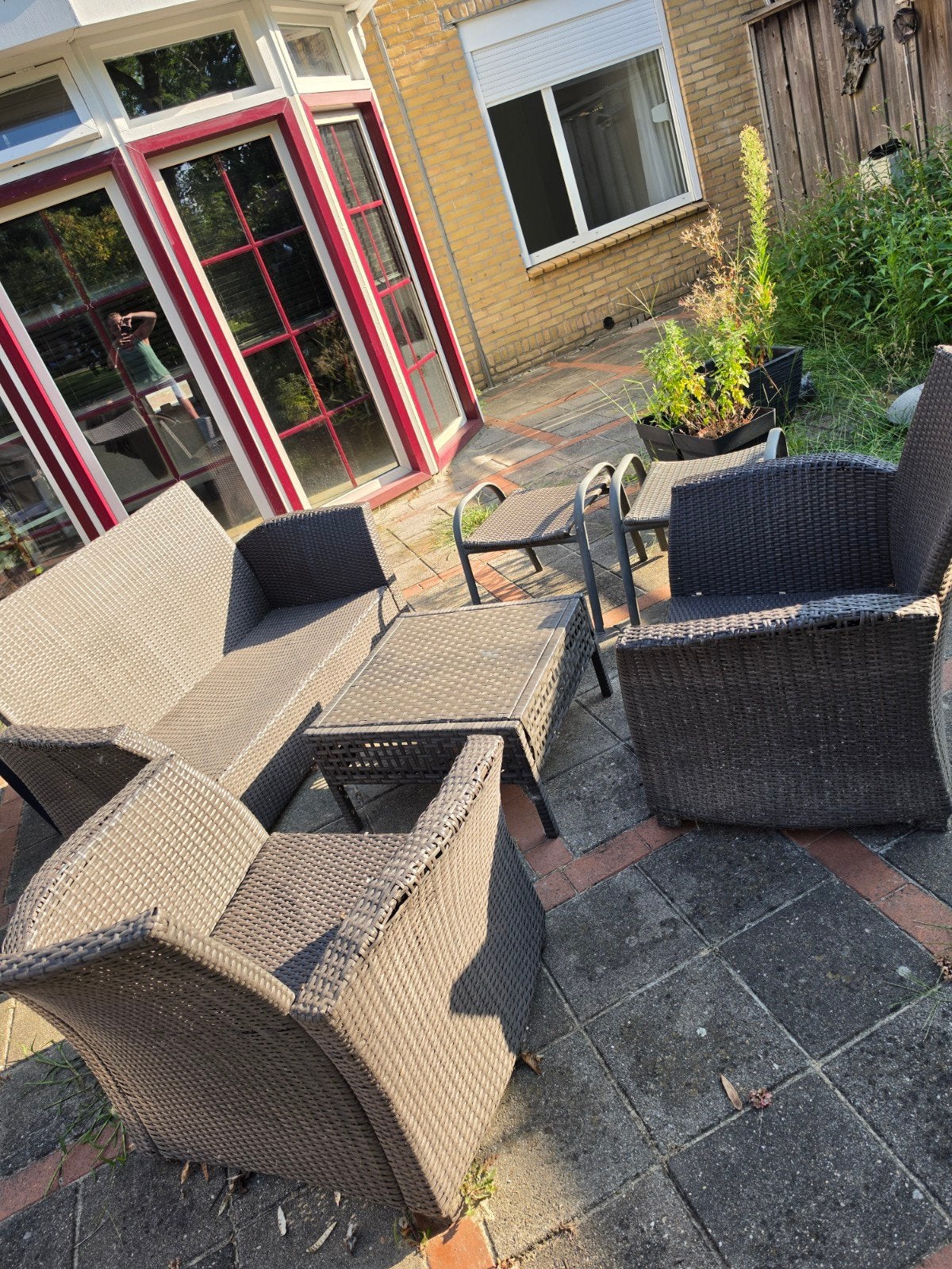 gratis af te halen, Ophalen, Gebruikt, Kunststof, Loungeset