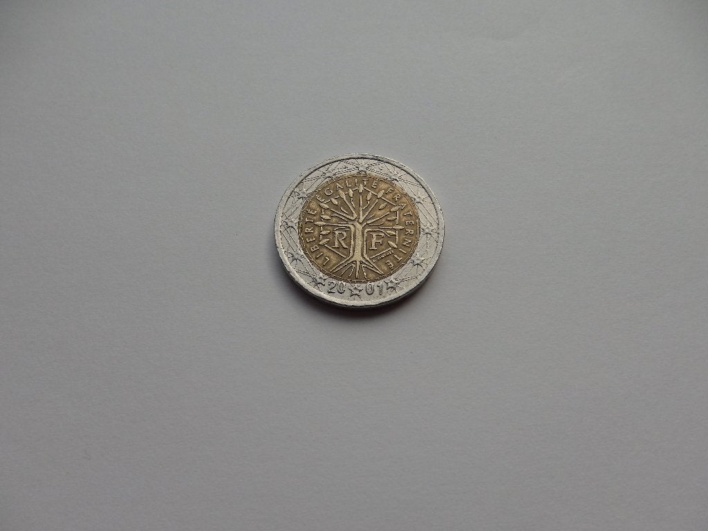 2001 Frankrijk 2 euromunt €2  2 euro munt, Ophalen of Verzenden, Frankrijk, 2 euro, Losse munt