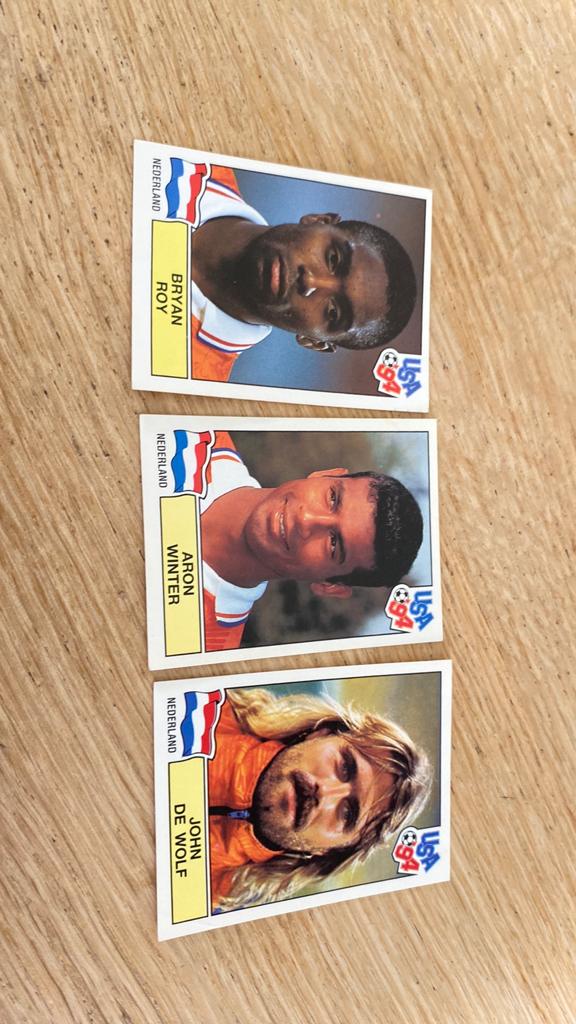 3 x panini wk 94, Ophalen of Verzenden, Zo goed als nieuw, Sticker