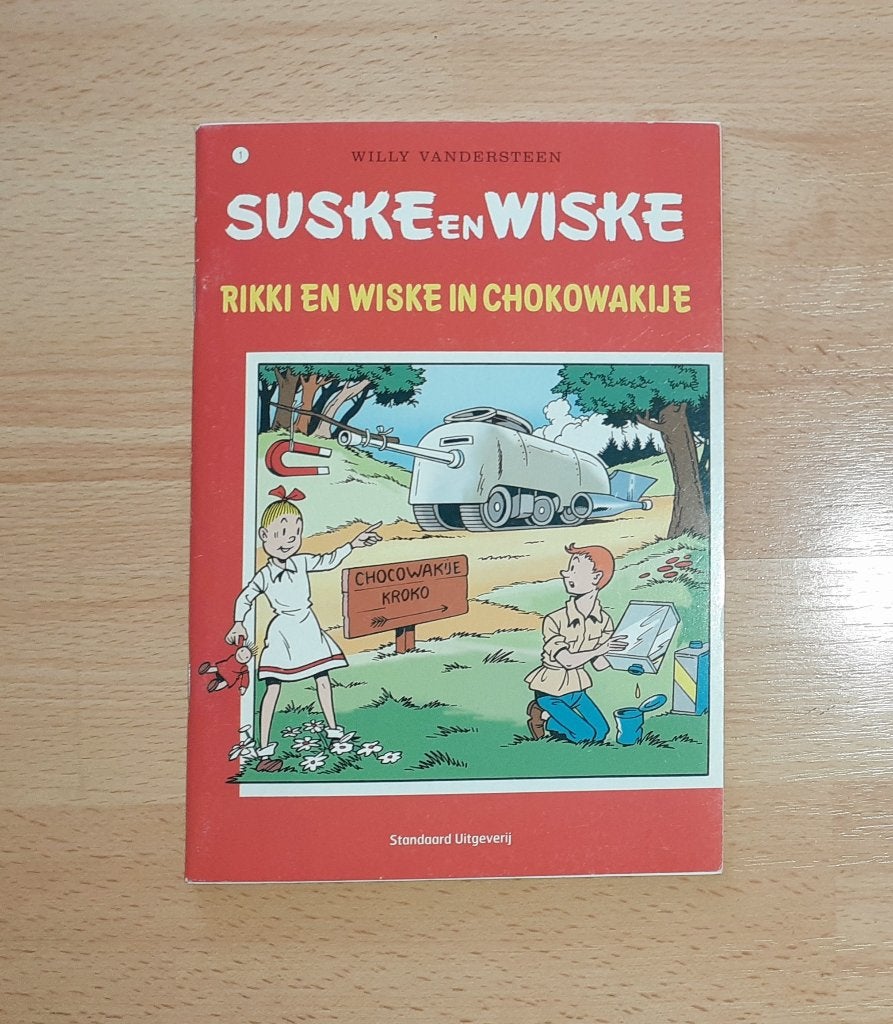 suske en wiske - rikki en wiske in chokowakije, Eén stripboek, Ophalen of Verzenden, Zo goed als nieuw